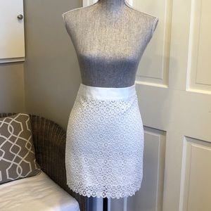 Forever 21 Straight Fit Lace Skirt